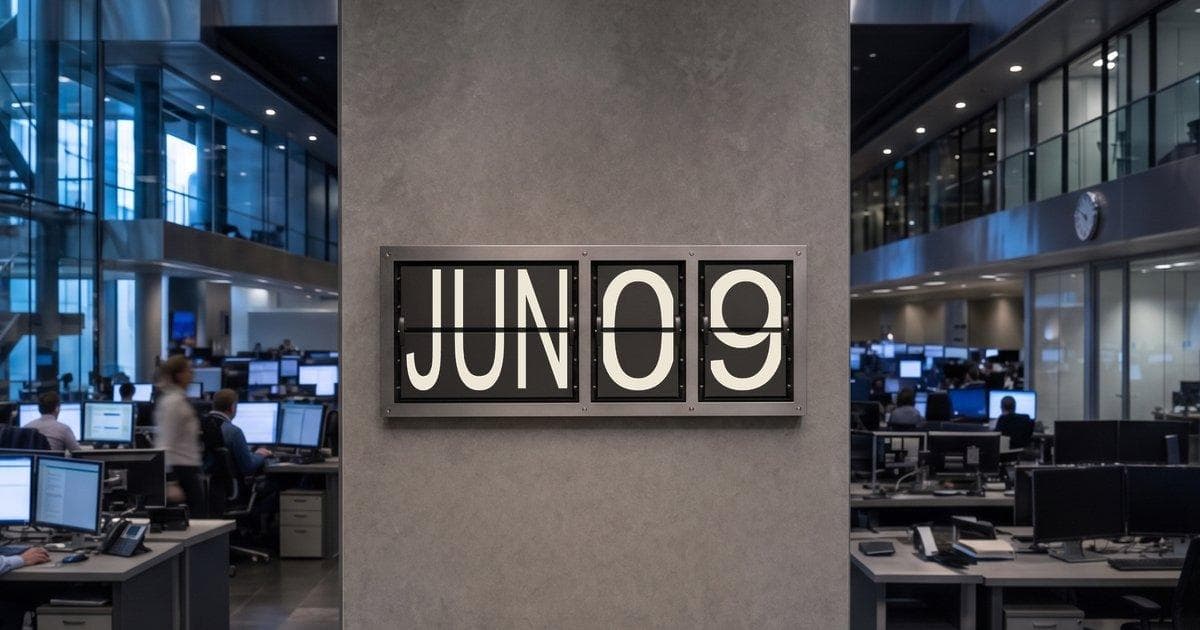 Market brief calendar for June 09