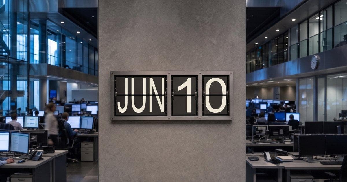 Market brief calendar for June 10
