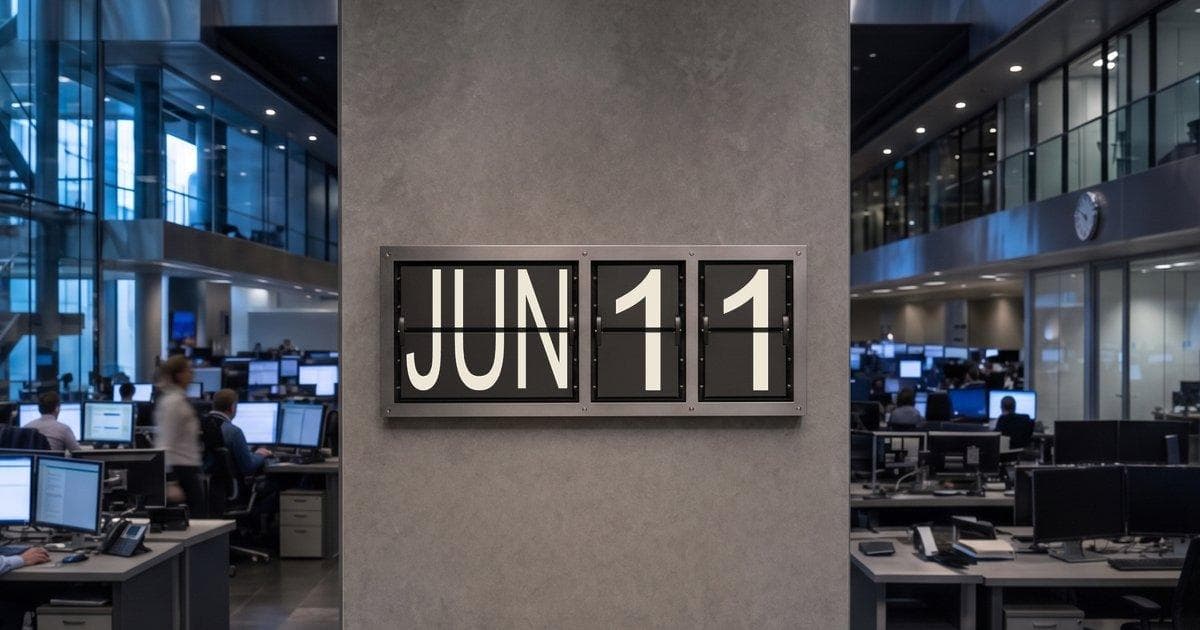 Market brief calendar for June 11