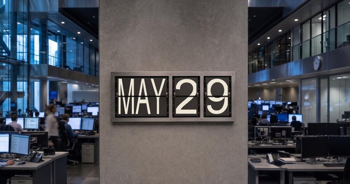 Market brief calendar for May 29