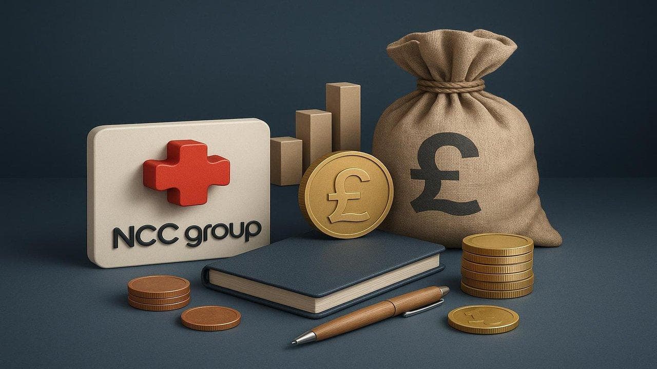 NCC Group logo with Escode divestiture and £309m cash deal in cybersecurity sector