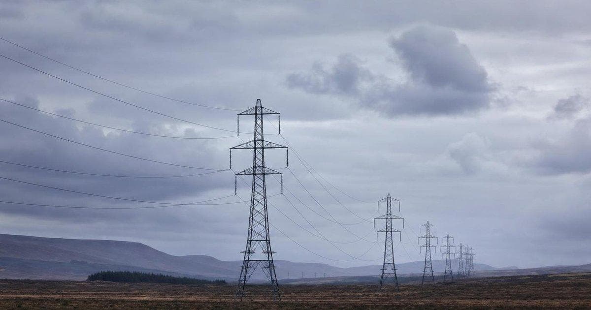 High-voltage power lines symbolize major utilities merger and scale gains in U.S. energy sector