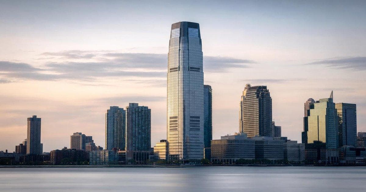 Office tower of a global investment bank reflecting profit goal upgrade and Q1 outlook for financial sector