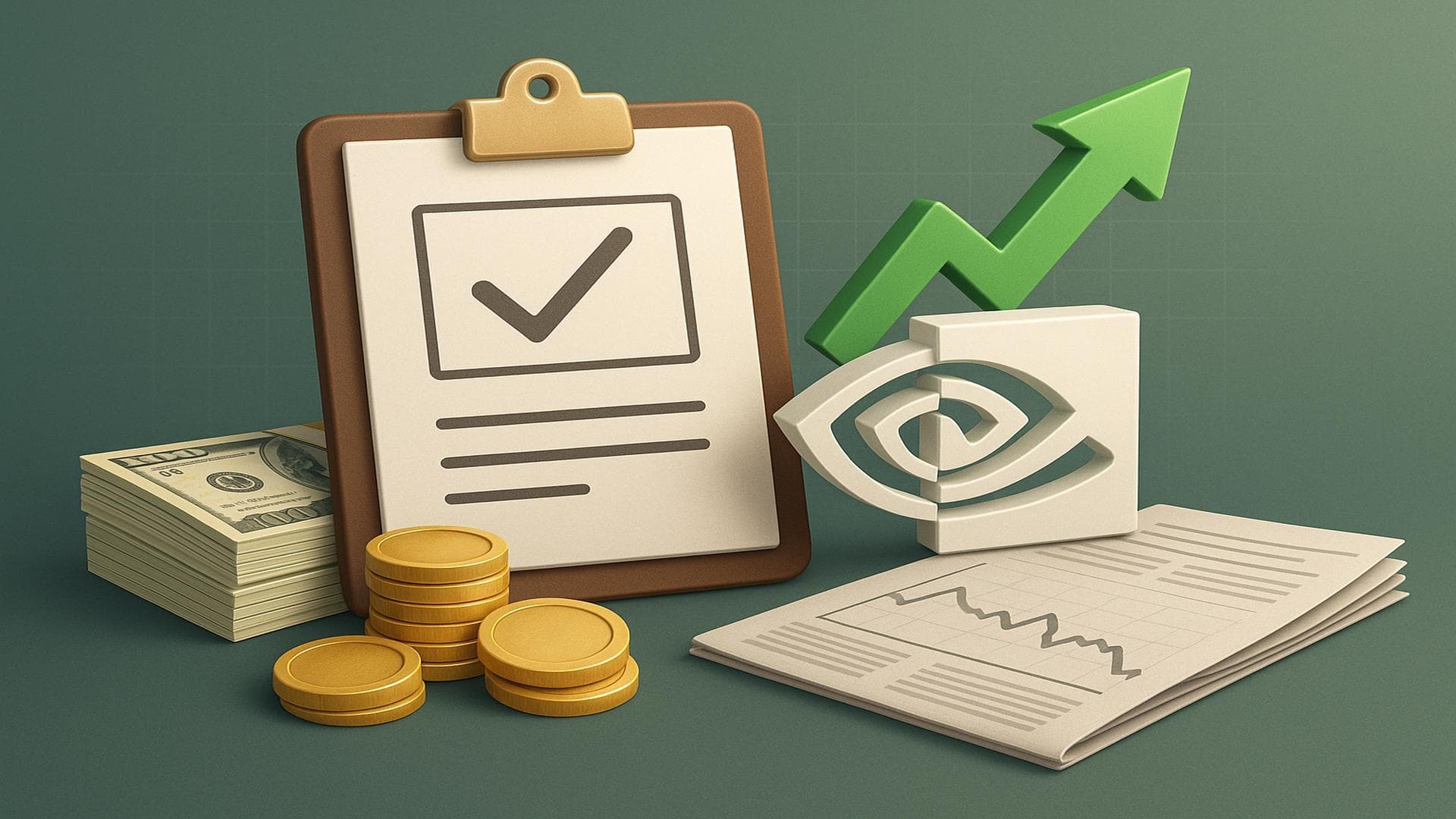 Nvidia Q3 earnings boost AI stocks with US market reaction and NVDA ticker visualized