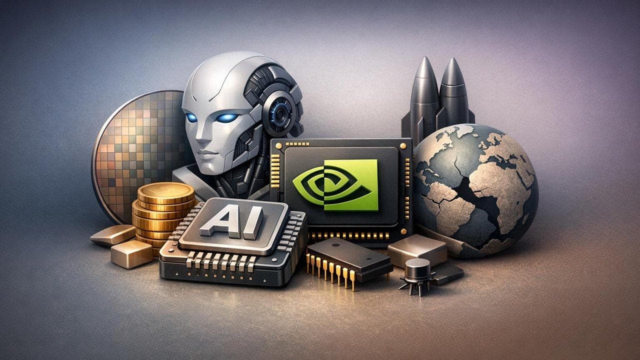 Semiconductor stock rally chart highlighting Nvidia AI partnership and $2B stake impact