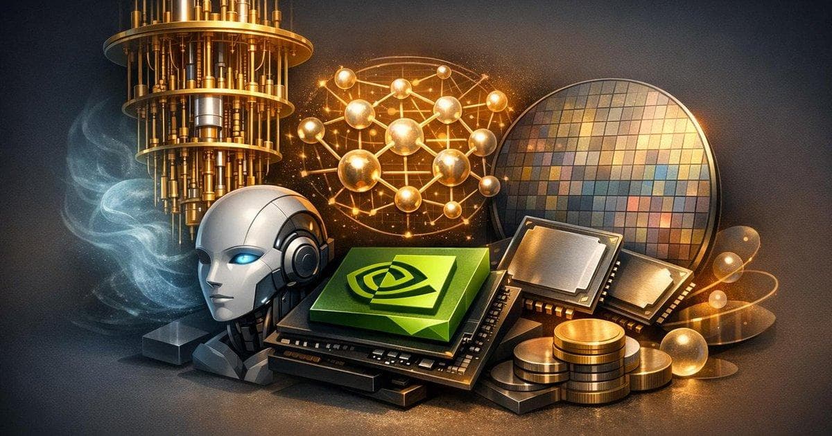 Visualization of NVIDIA Ising open quantum AI platform accelerating qubit calibration and error correction
