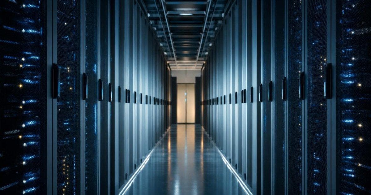 Data center servers symbolizing AI optimism lifting global software and Indian IT stocks including NVDA