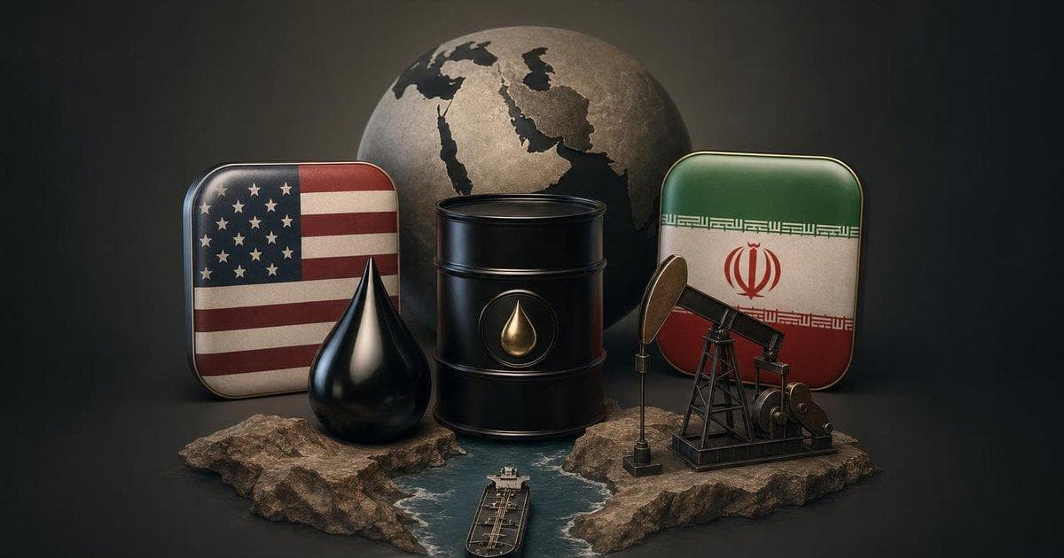 Oil price spike chart on disputed US-Iran strike reports and Hormuz geopolitical risk