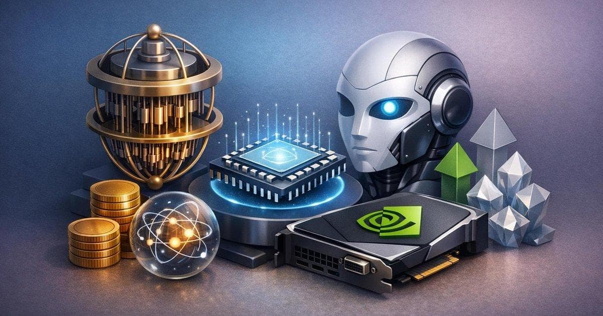 Quantum stocks rally chart with Nvidia AI Ising launch boosting quantum sector interest