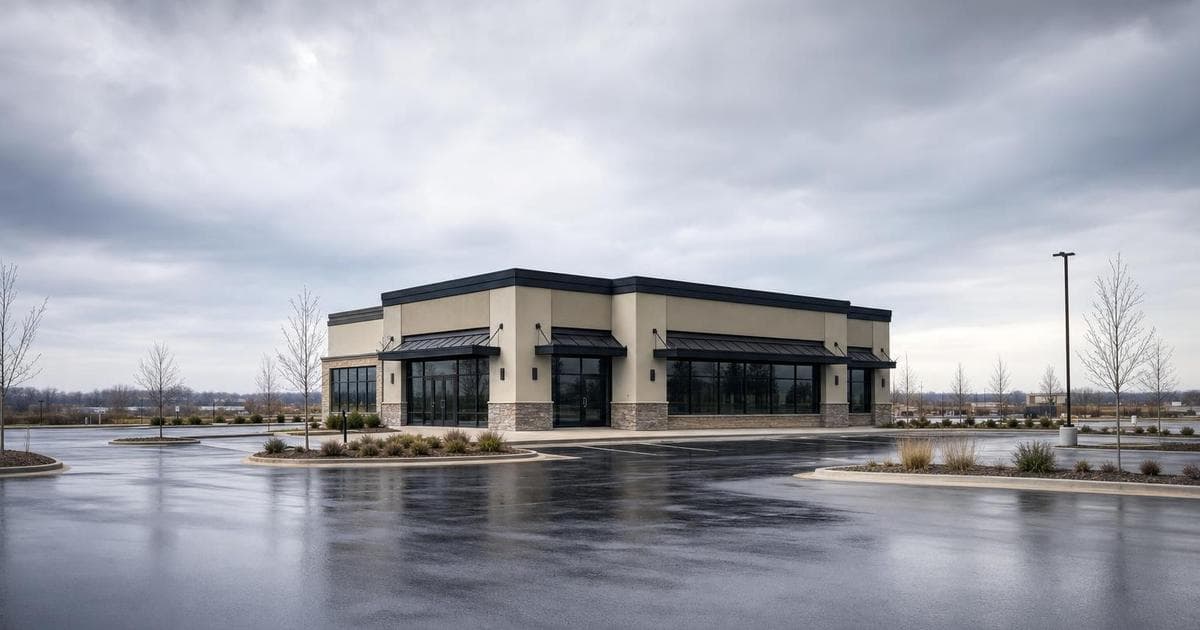Standalone commercial retail property representing REIT holdings for Realty Income stock analysis O