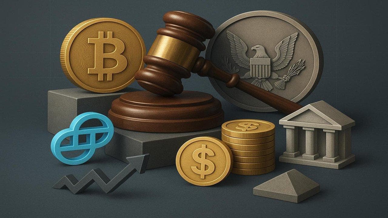 Crypto market regulation changes with SEC dropping Gemini suit and stablecoin rewards under banking pressure