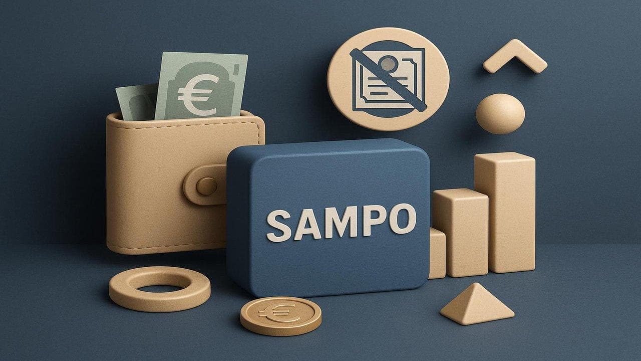Sampo share buyback completion visual with €150M capital return strategy highlighted