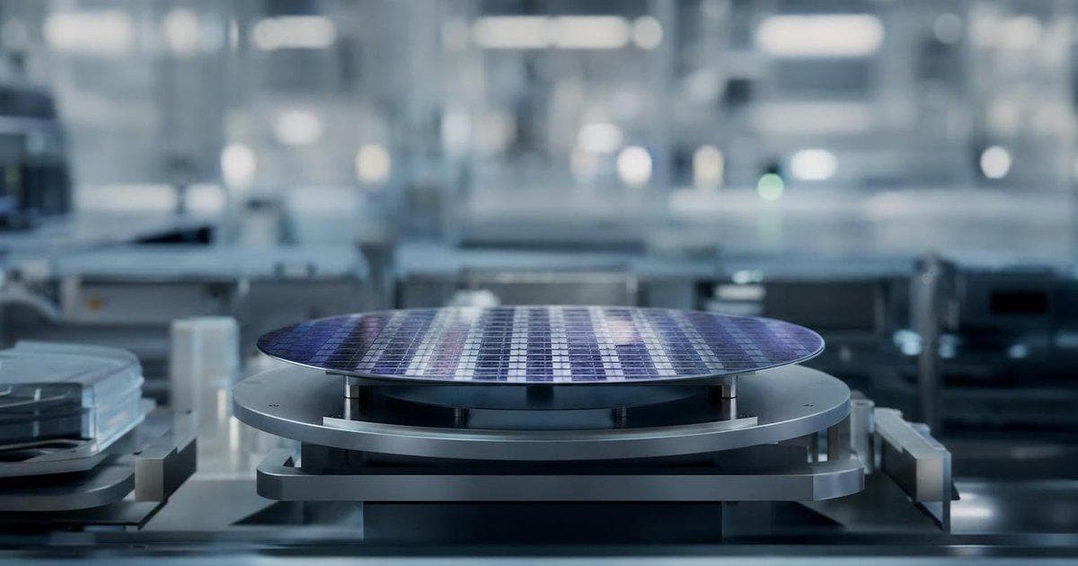 Semiconductor wafers in a chip fab cleanroom illustrating 2026 pay and bonus deal in chip sector