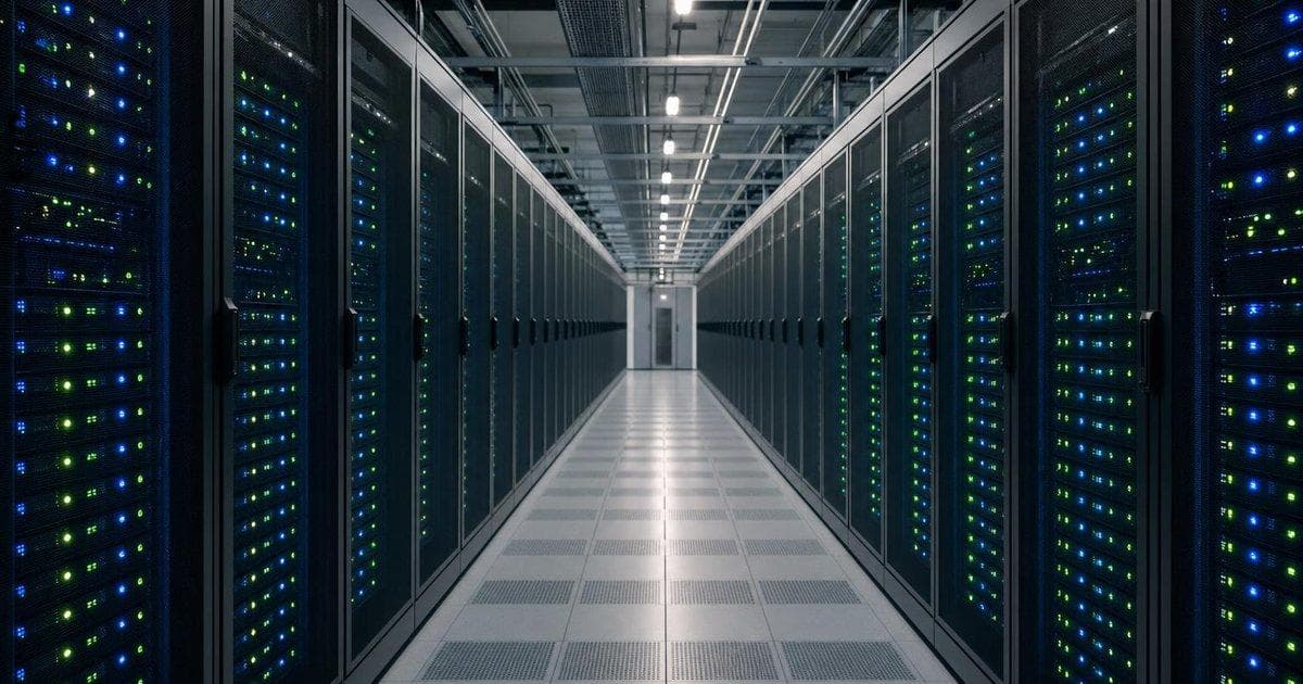 Data center server racks symbolize AI sector excitement on OpenAI IPO speculation and AI stocks rally