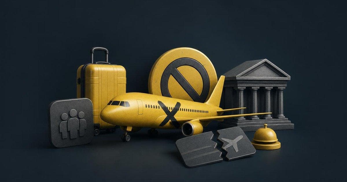 Graphic of grounded Spirit Airlines planes highlighting shutdown and stranded travelers impact