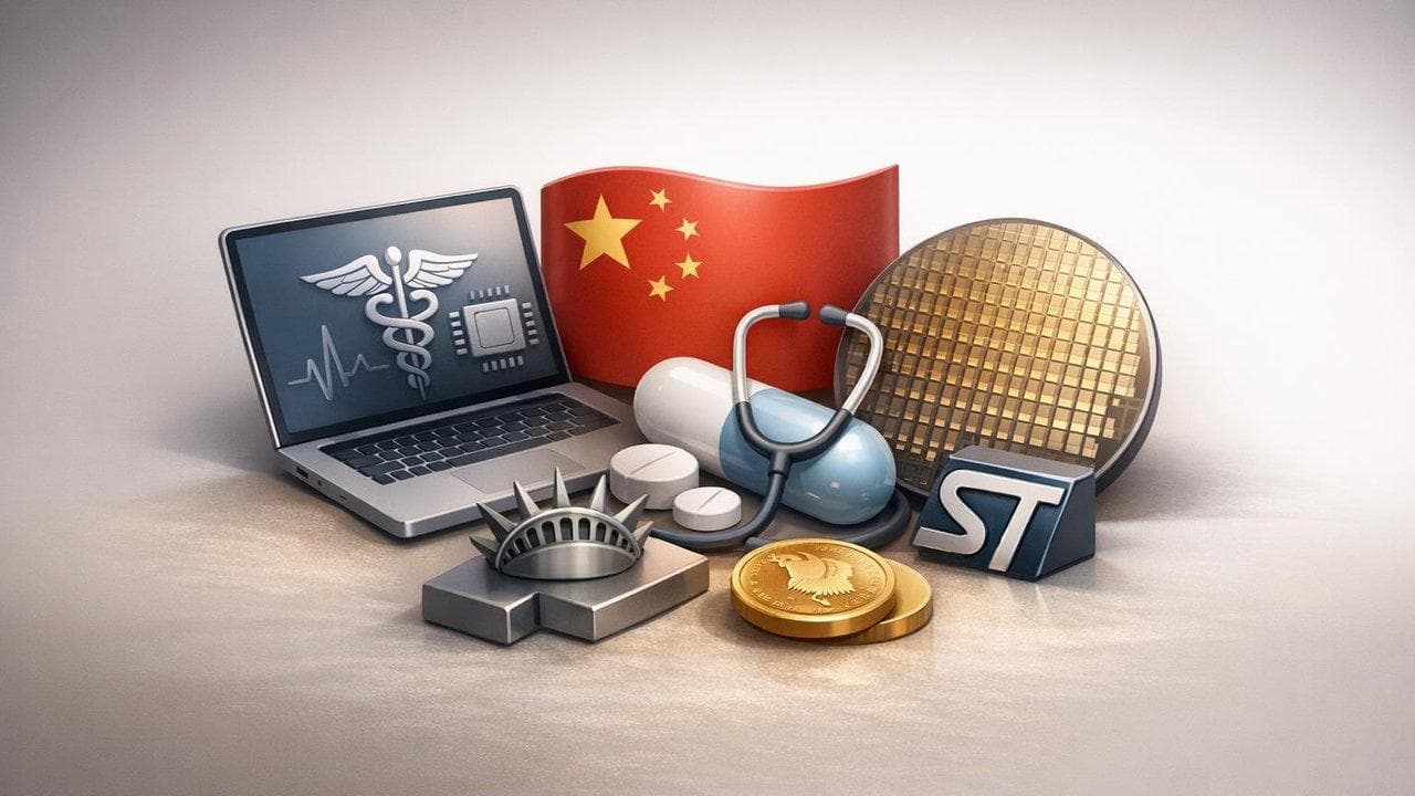 US tech and healthcare ETFs rally after China inflation data and STMicro production news