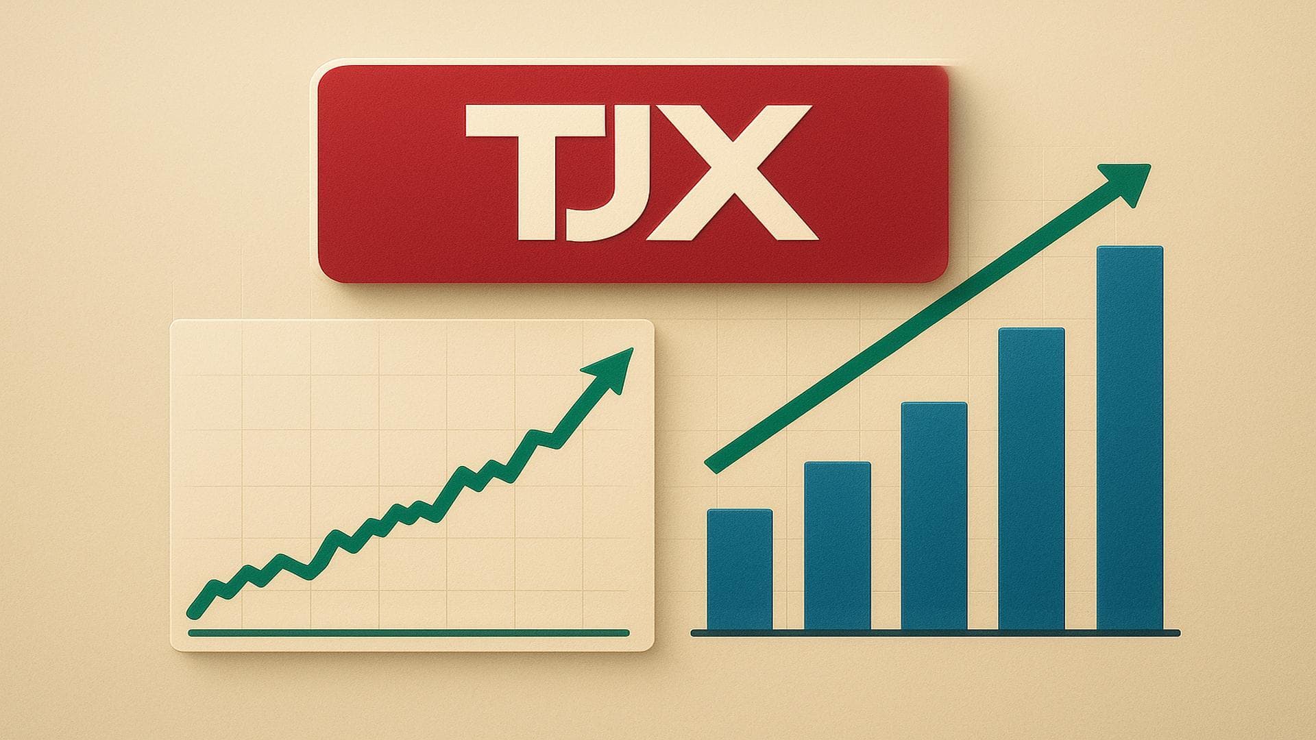 TJX Companies earnings beat visualization with sales growth and raised outlook for TJX