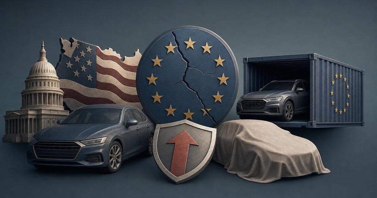 Chart of EU automakers under pressure after U.S. lifts tariffs on European-built cars to 25%