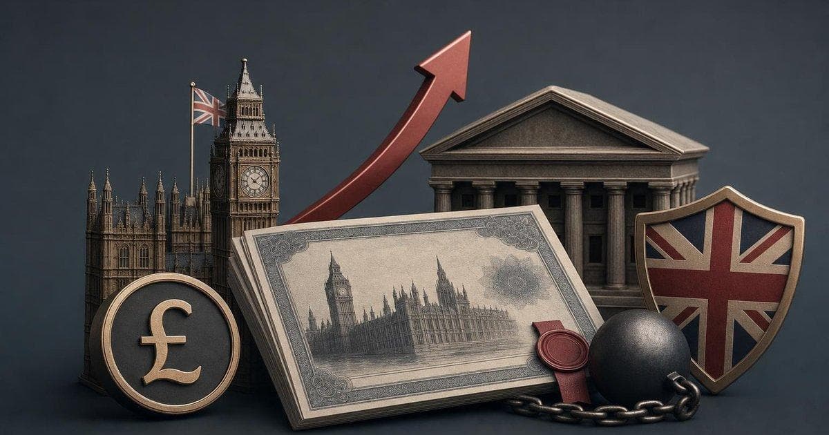 Chart of UK gilt yields surging to 28-year high amid inflation and political risk concerns