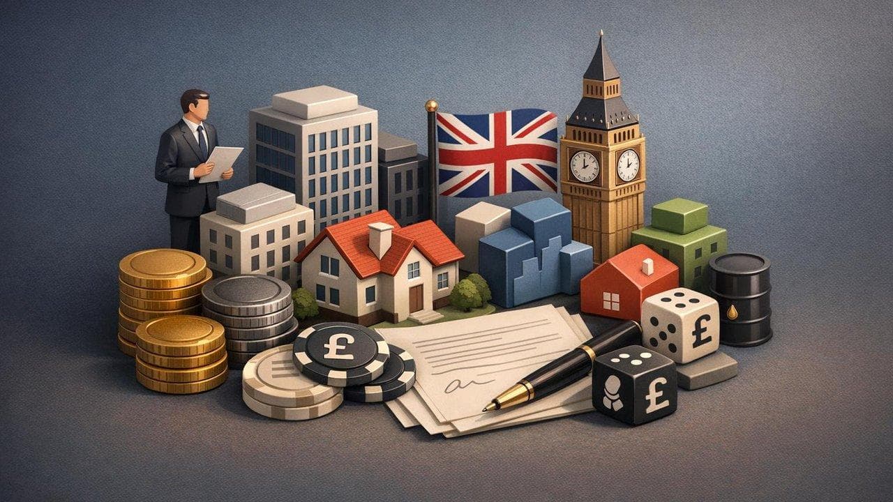 Visualization of UK stocks with fund manager disclosures on property takeover activity