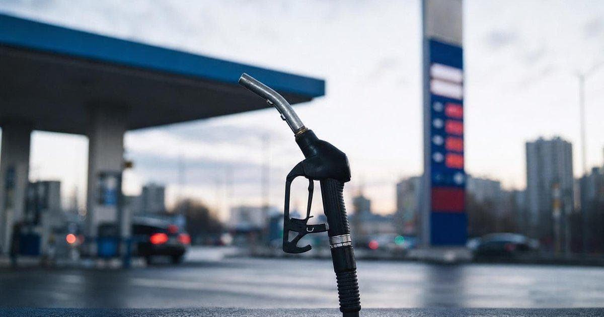 Fuel pump at gas station highlighting rising US inflation and CPI concerns for Fed policy