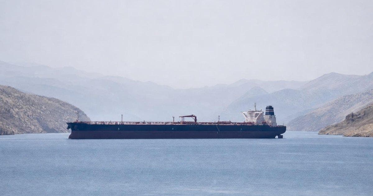 Oil tanker in constrained Gulf shipping lane as US-Iran standoff raises crude supply risks