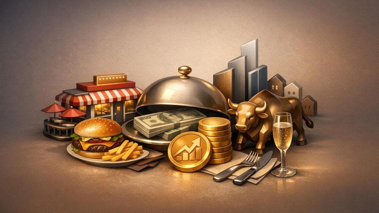 US restaurant chains stock chart rising on strong 2025 profits and expansion plans