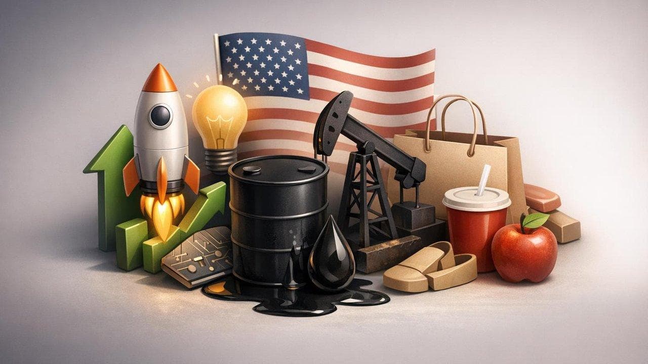 US stock market sector performance chart showing growth sectors up and energy down on crude oil slide