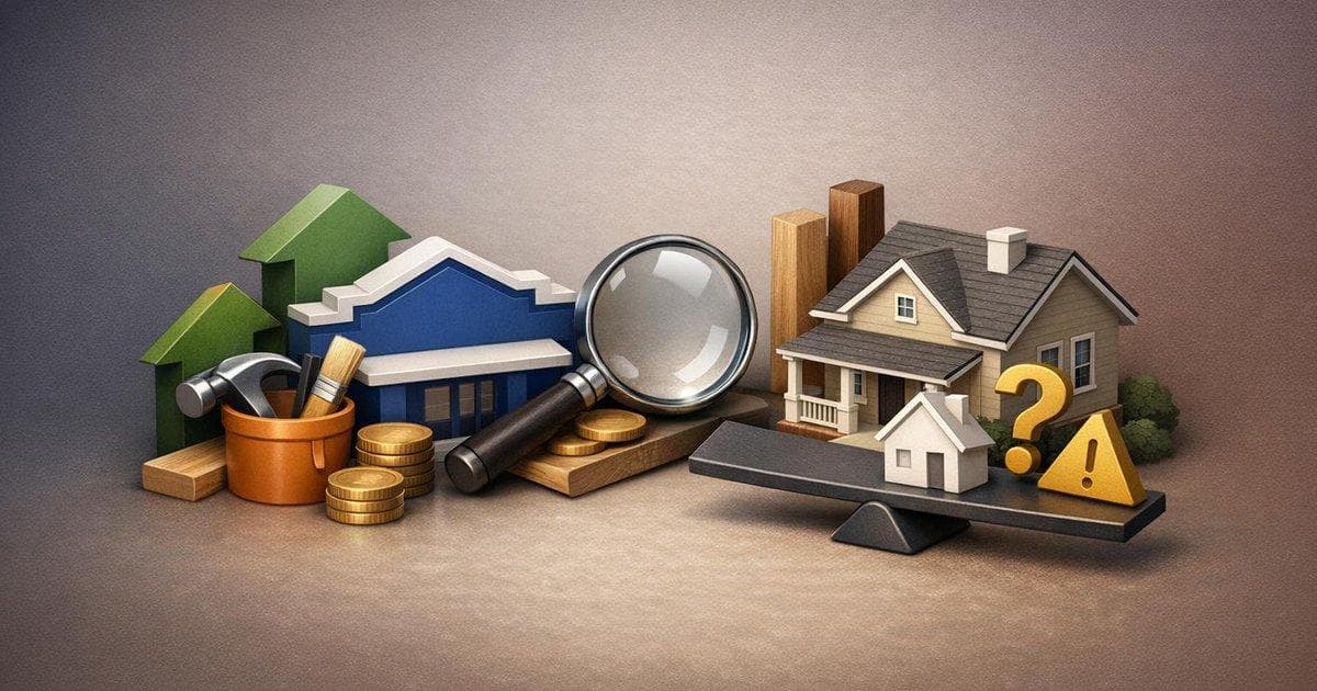 Chart comparing Lowe’s and D.R. Horton valuations versus analyst targets in housing-related sector